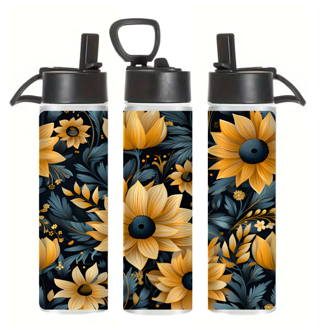 Dark & Yellow Flower - Tumbler & Bottle