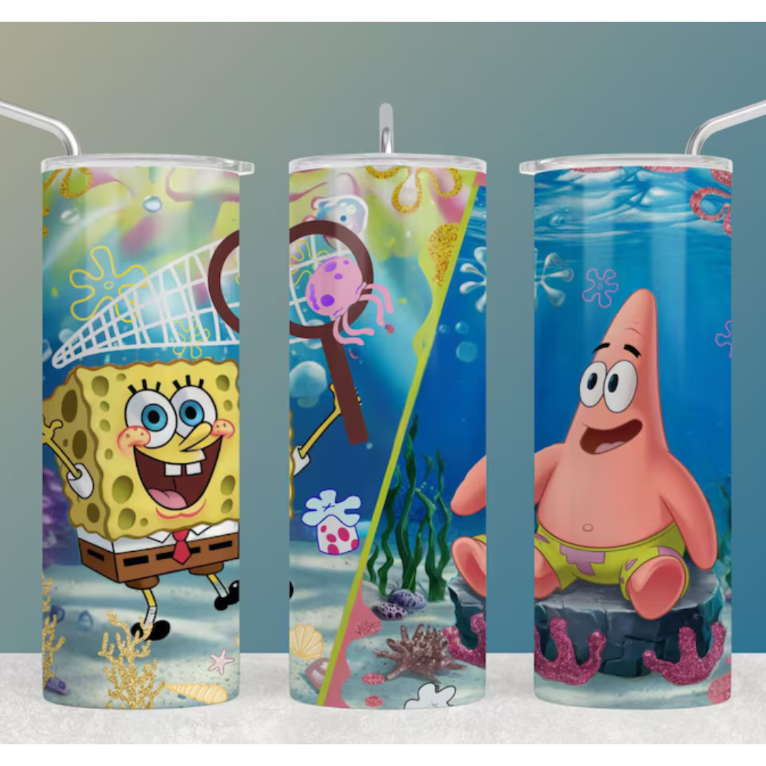 Spongebob/Patrick - Tumbler & Bottle