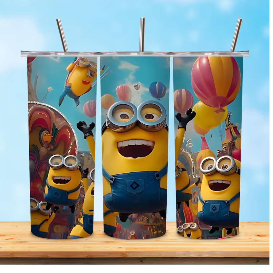 Minions Balloons - Tumbler & Bottle