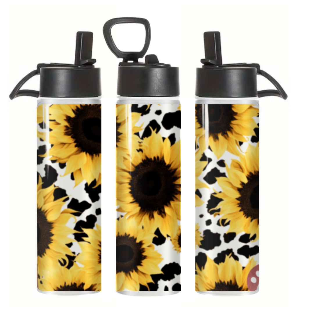 Sunflower & Cow - Tumbler & Bottle