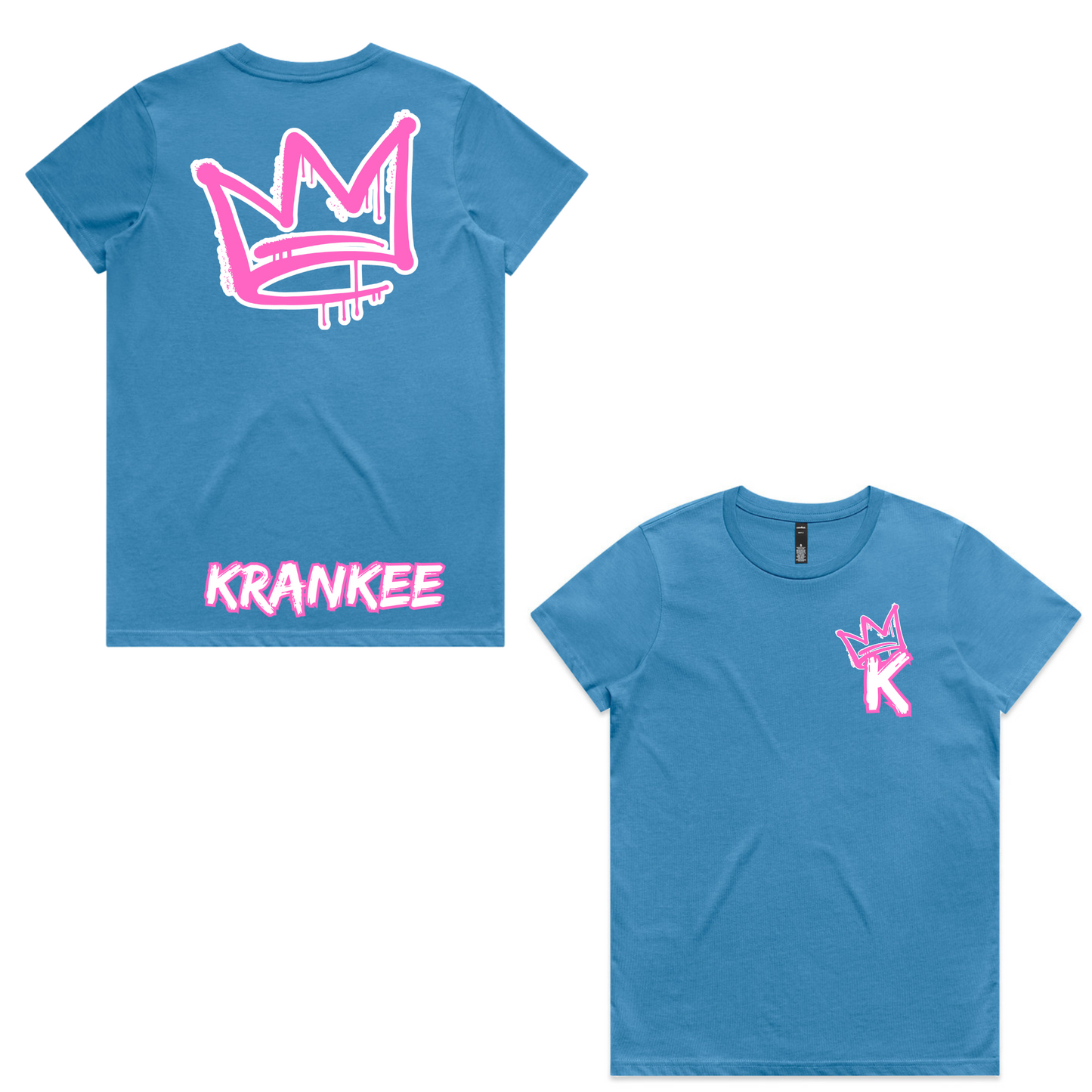 Pink Back Crown - Womens Original Tee