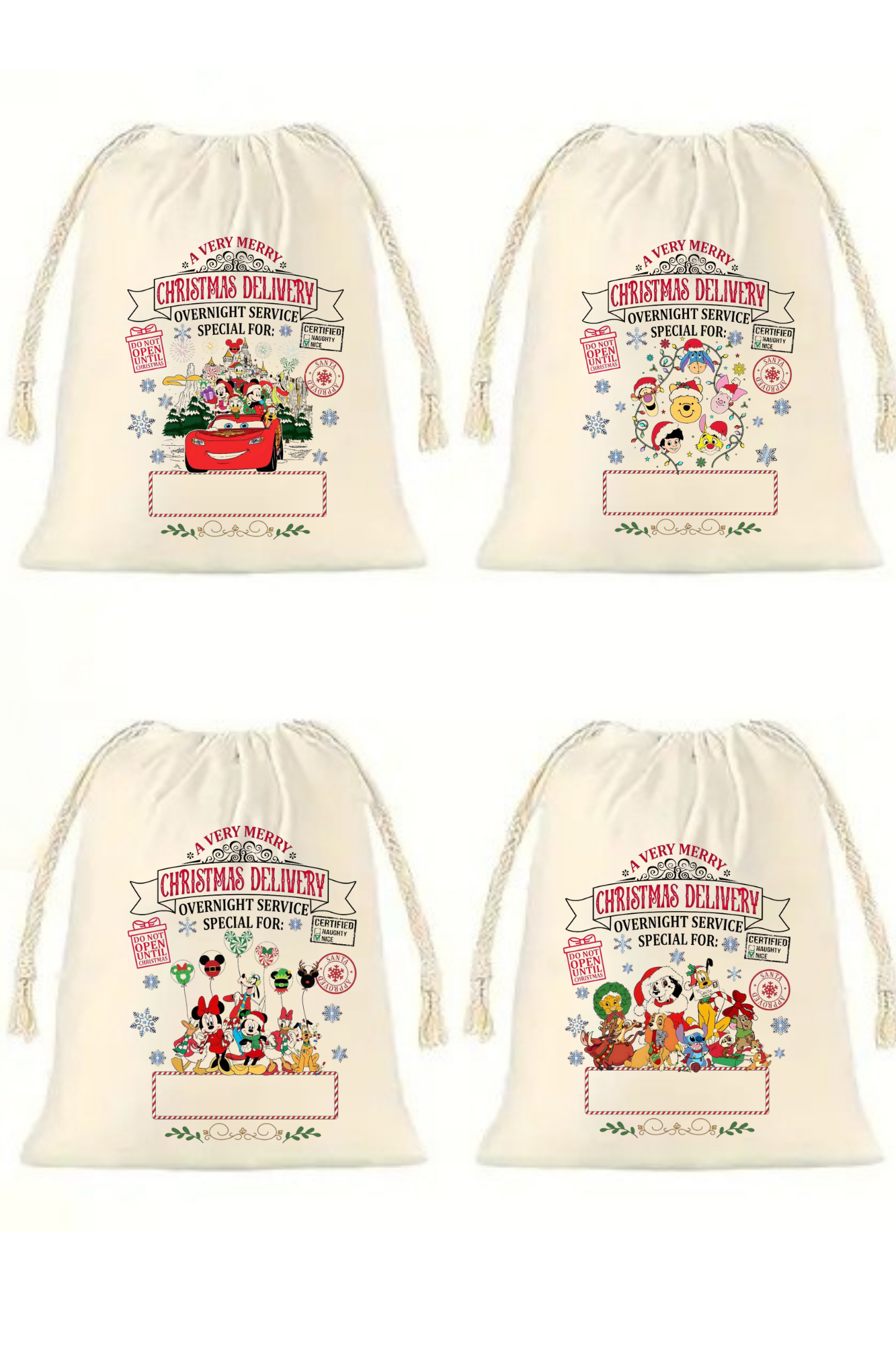 Character Name Santa Sack