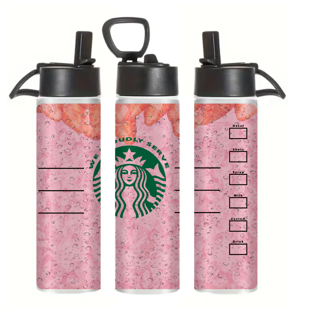 Starbuck Pink Drink - Tumbler & Bottle