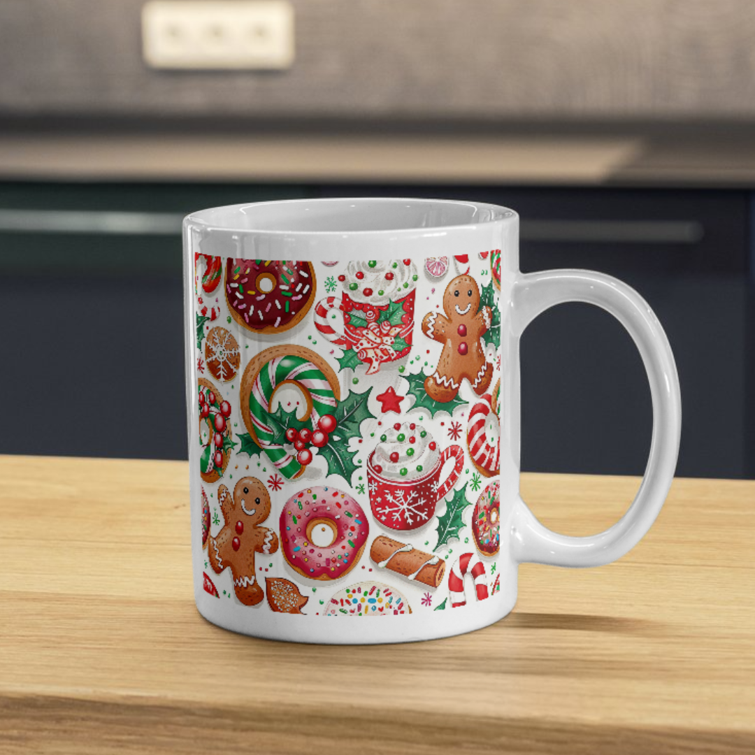 Hot Cocoa Collage XMAS - Mug