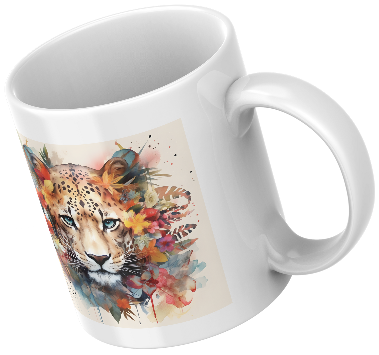 Colourful Leopard - Mug