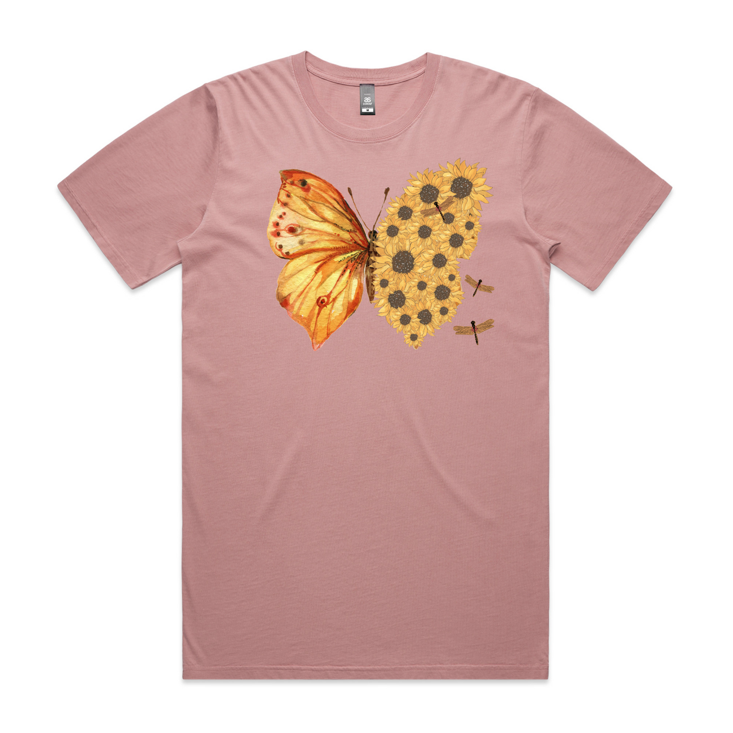 Mens Flutterby Sunflower Tee