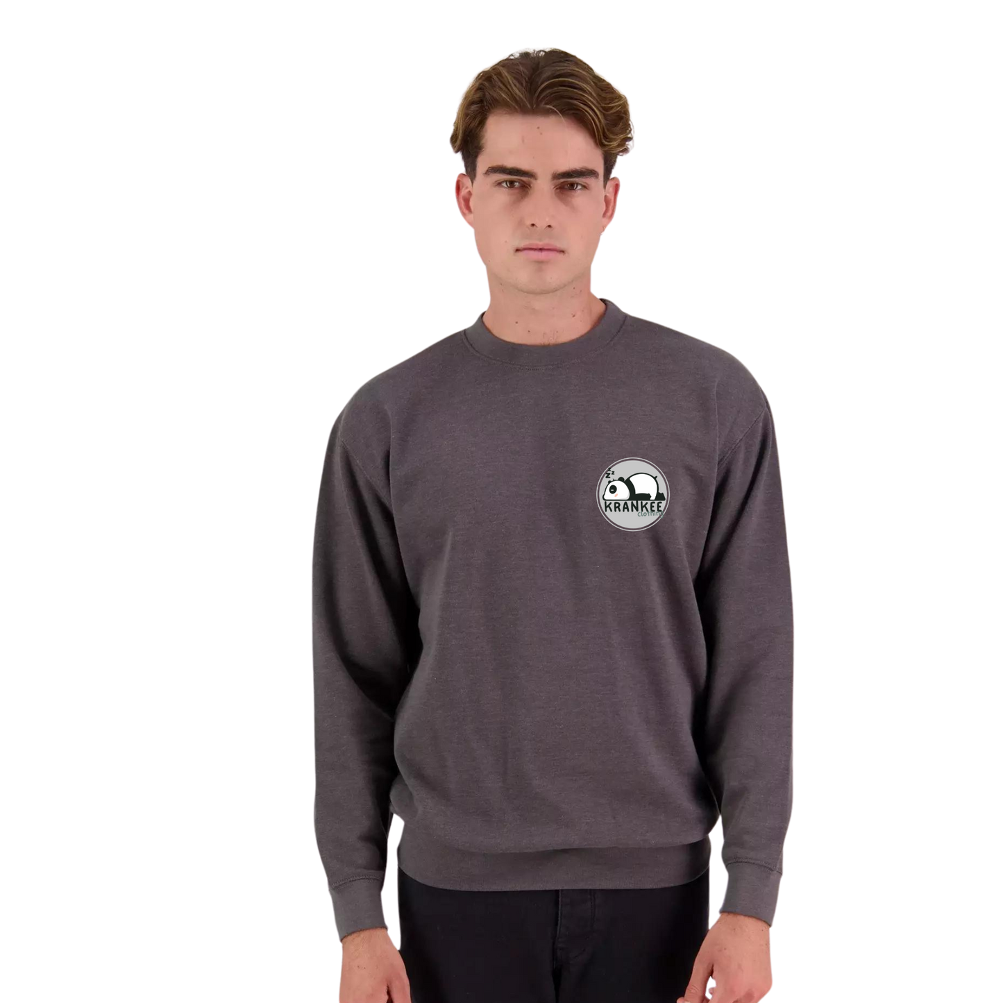 Mens Krankee Panda Crew Neck