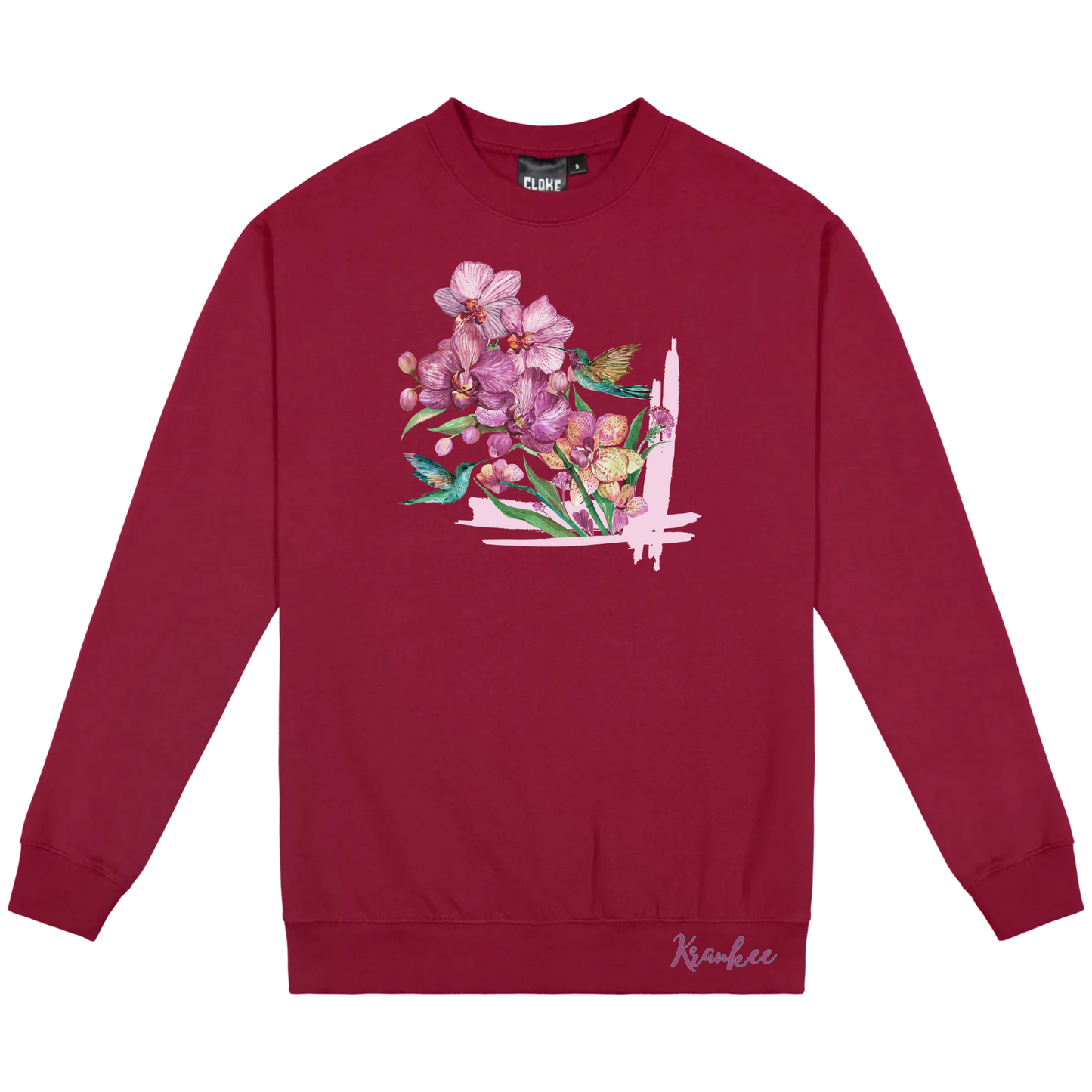 Mens Orchid Crew Neck
