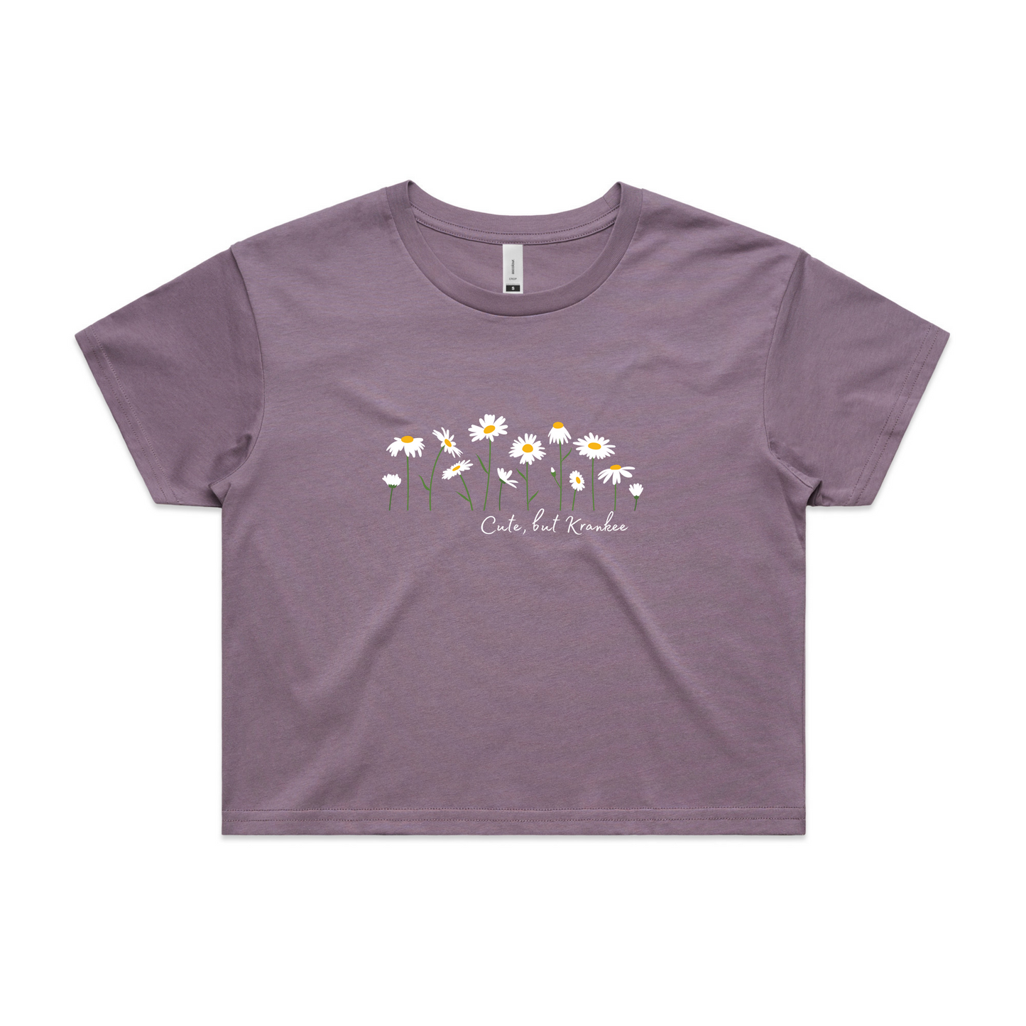 Womens Daisy Crop Tee
