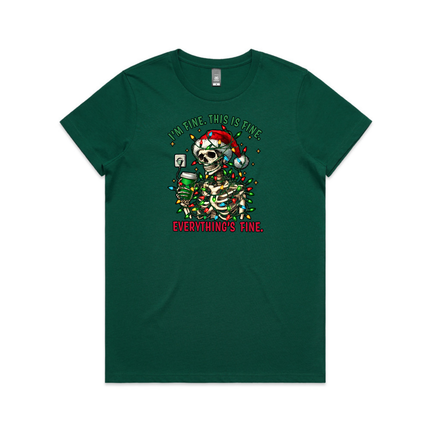 I'm Fine XMAS - Womens Tee