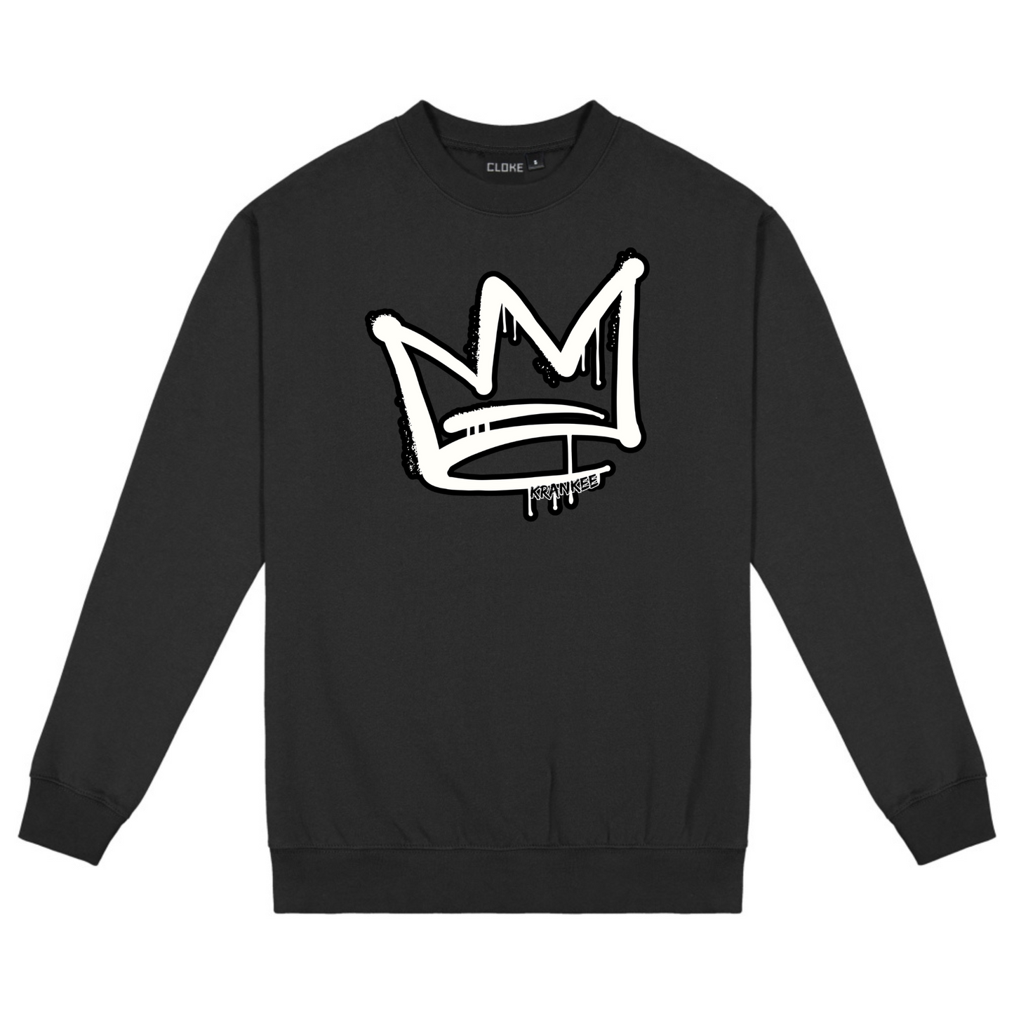 B/W Front Crown - Kids Crew Neck
