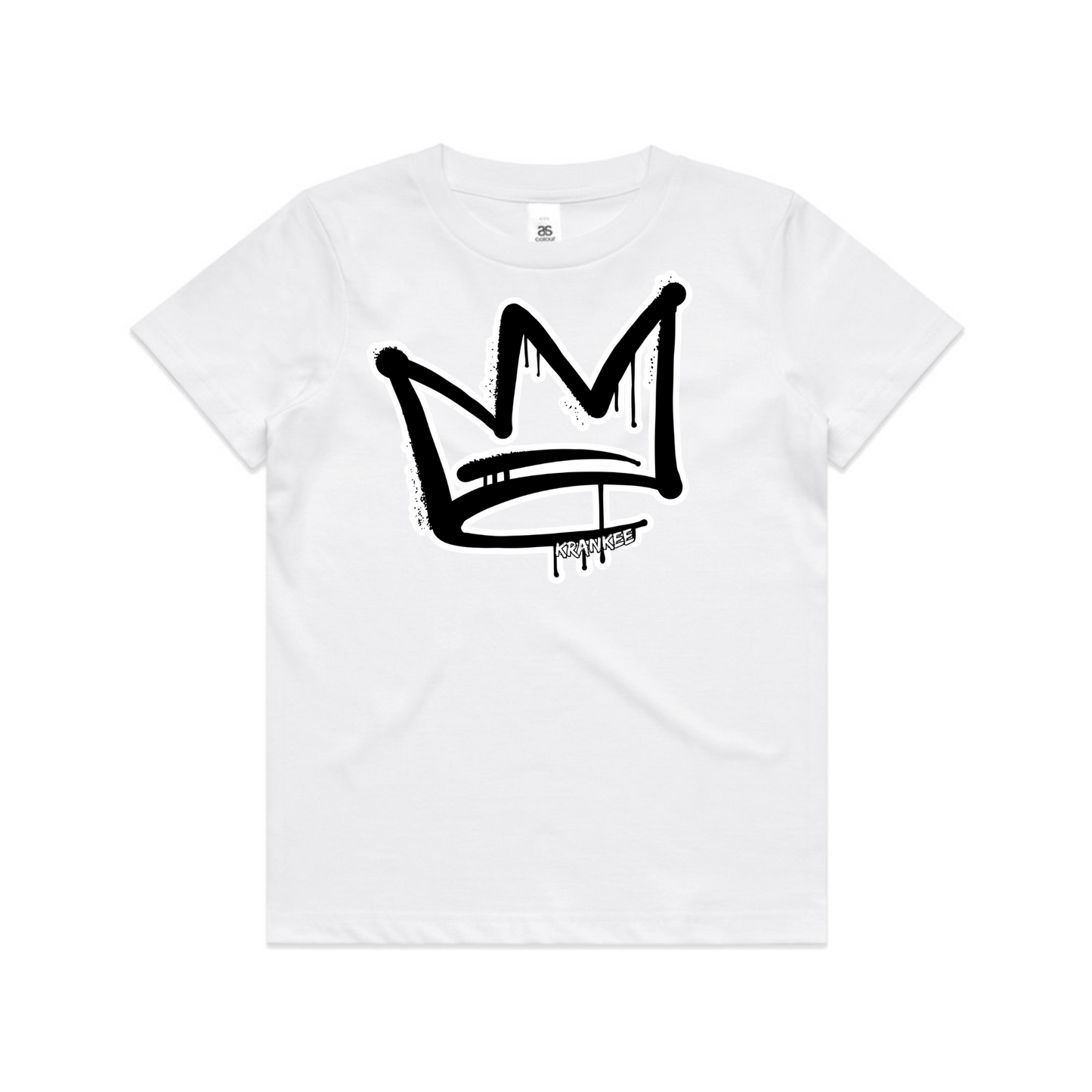 B/W Front Crown - Kids Tee