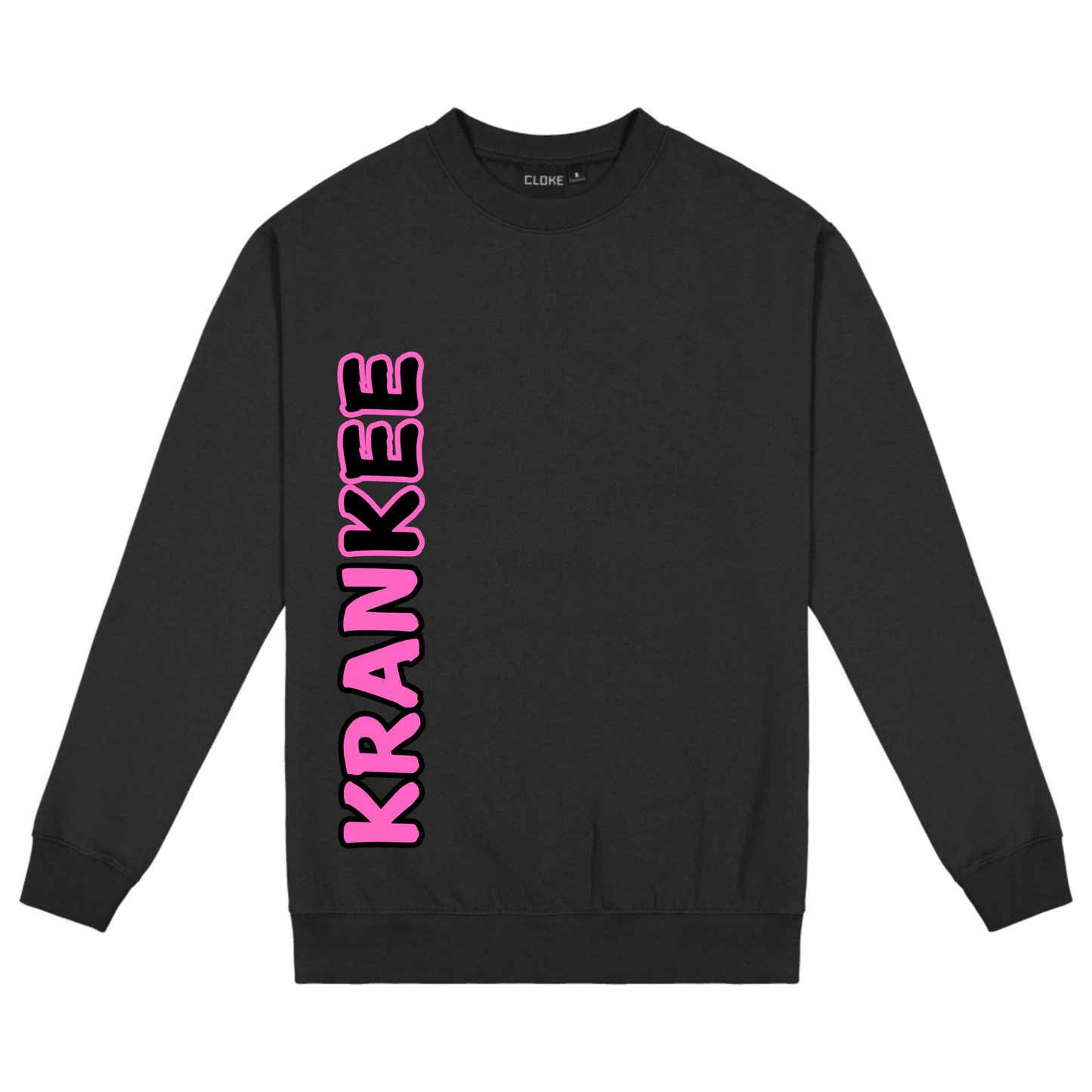 Pink Krankee Split - Kids Crew Neck