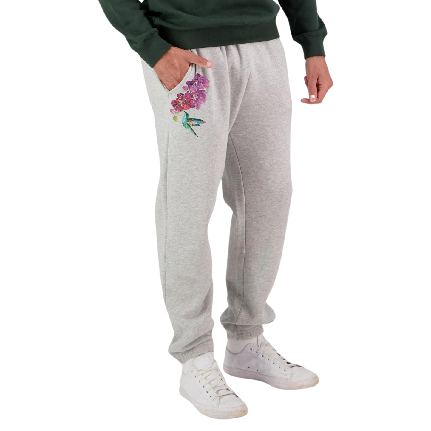 Unisex Orchid Loose Track Pants
