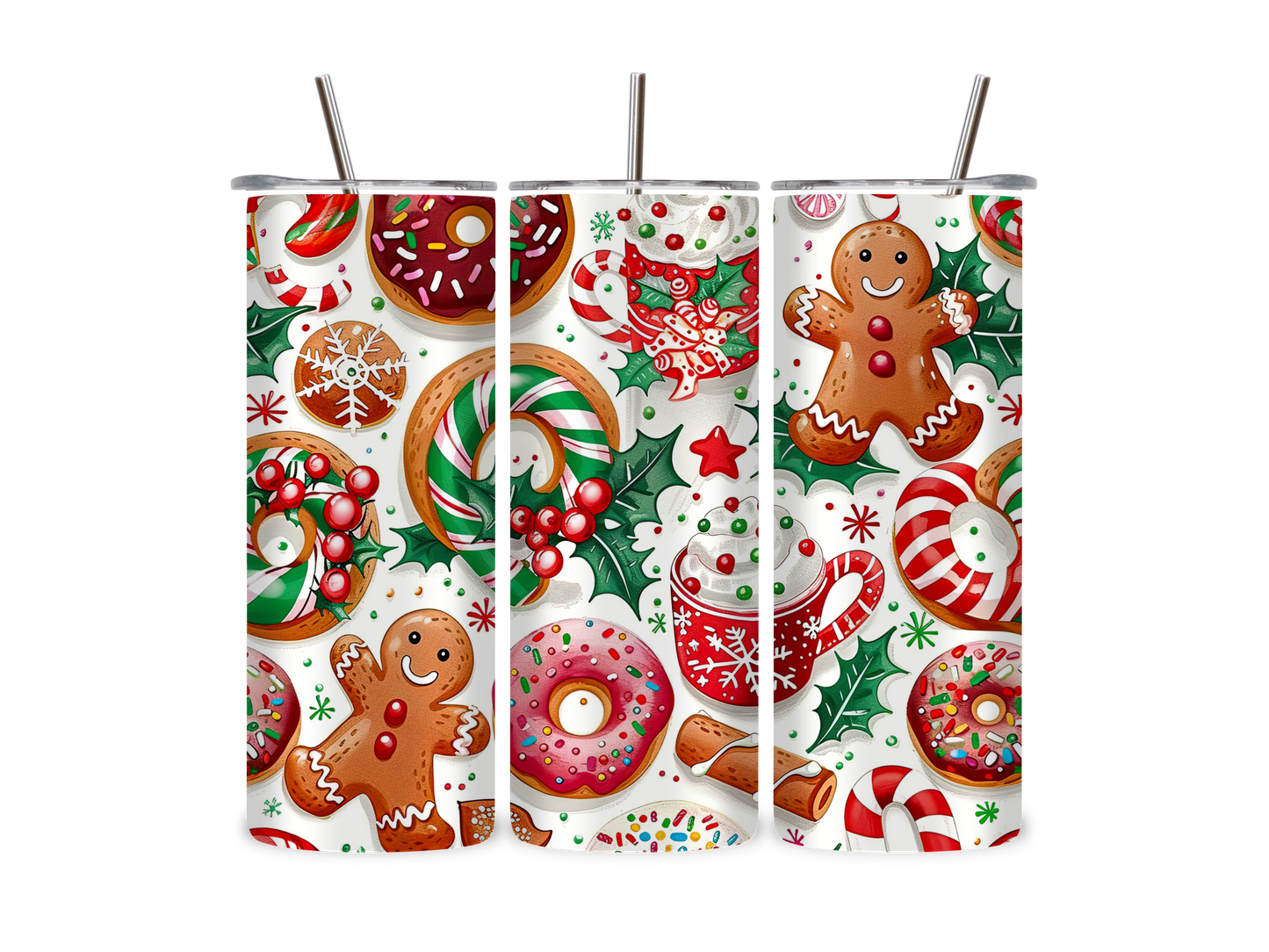Hot Cocoa Collage XMAS - Tumbler & Bottle