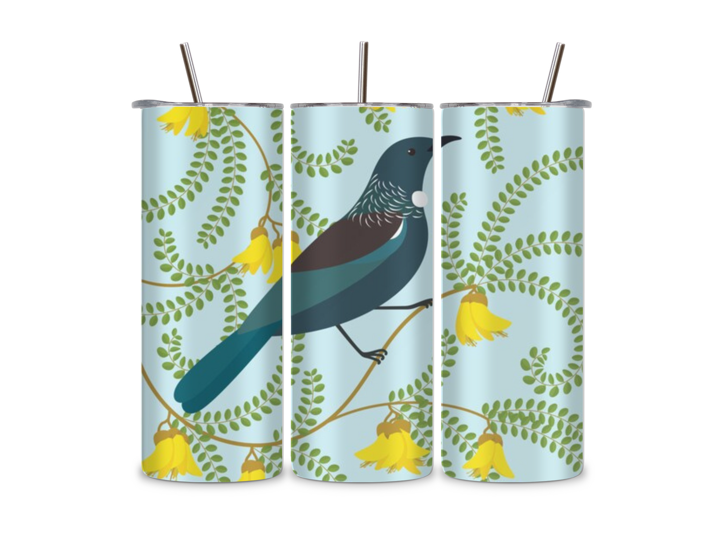 Tui Kowhai - Tumbler & Bottle