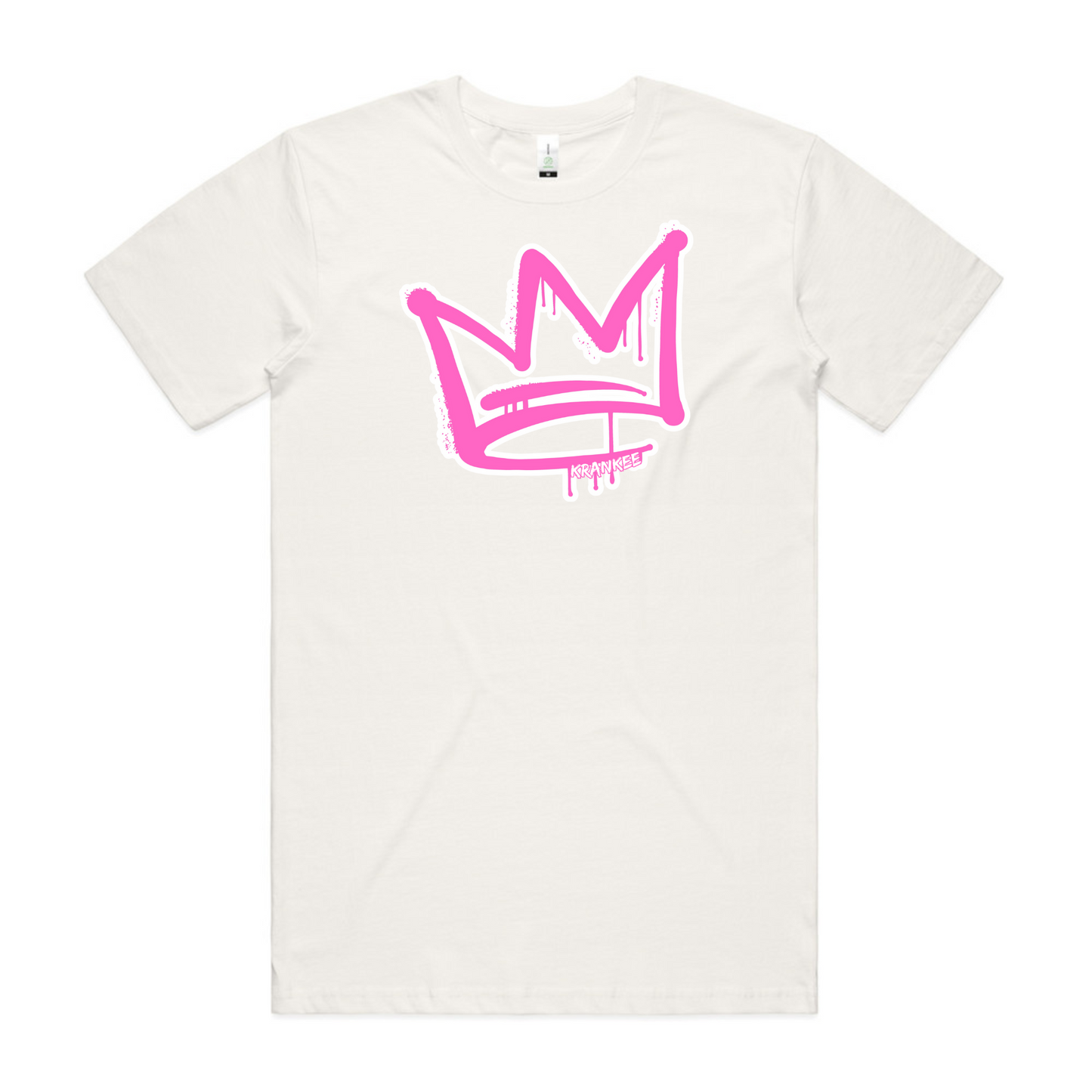 Pink Front Crown - Mens Tee