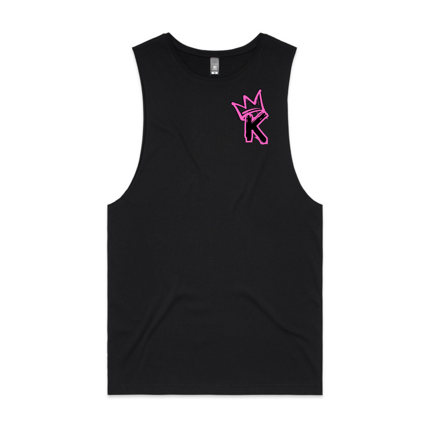 Pink Back Crown - Mens Tank