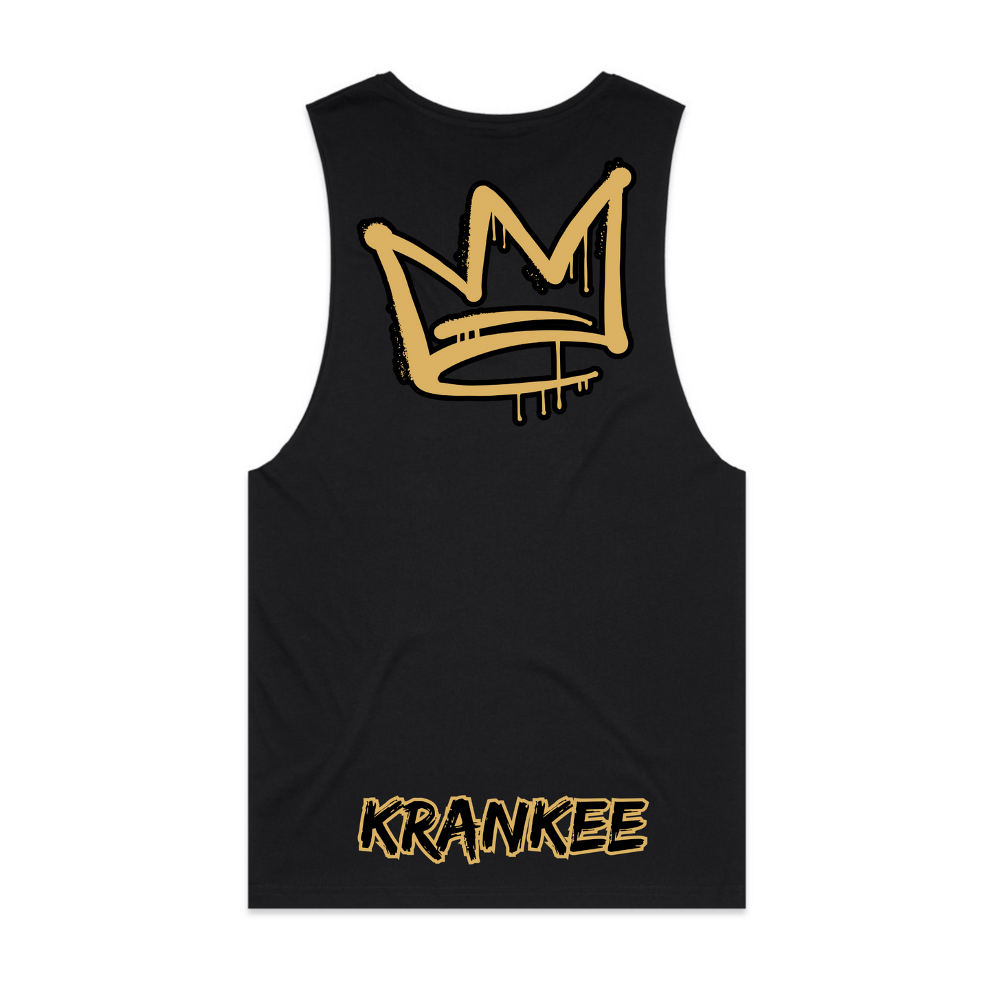 Gold Back Crown - Mens Tank