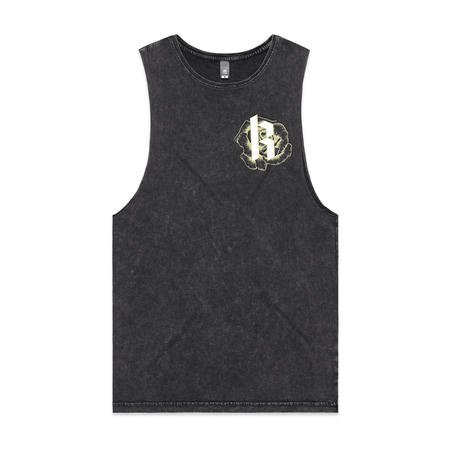 Mens Metallic Skull Low Armpit Tank