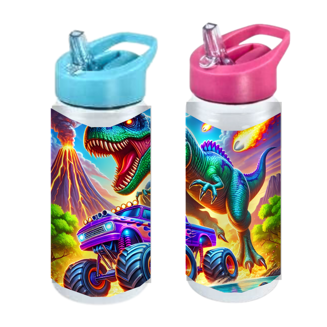 Dino Monster Truck - Kids Drink Bottle