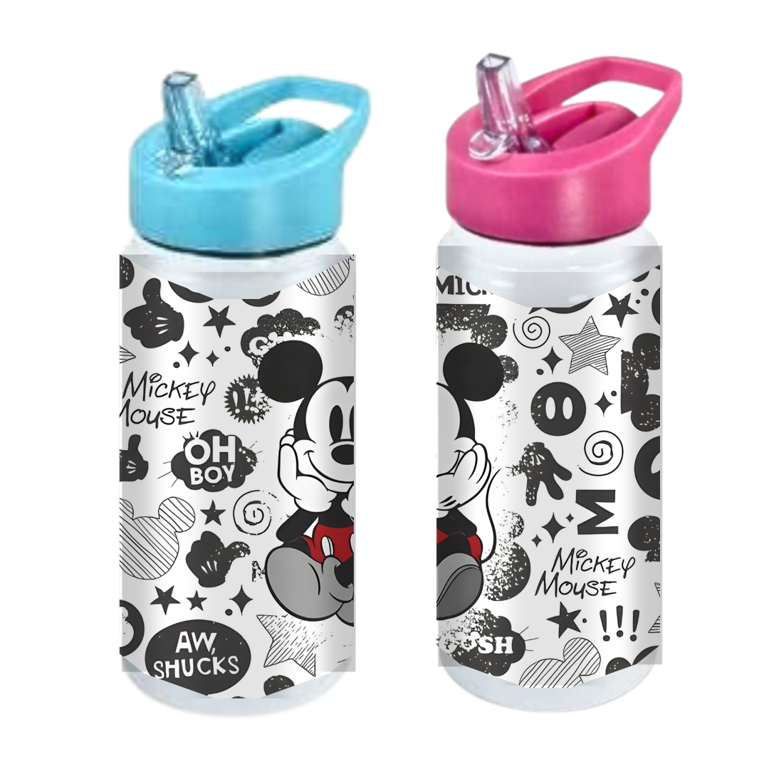 Mickey Greyscale - Kids Drink Bottle