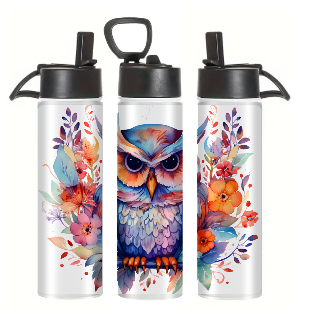 Colourful Owl - Tumbler & Bottle