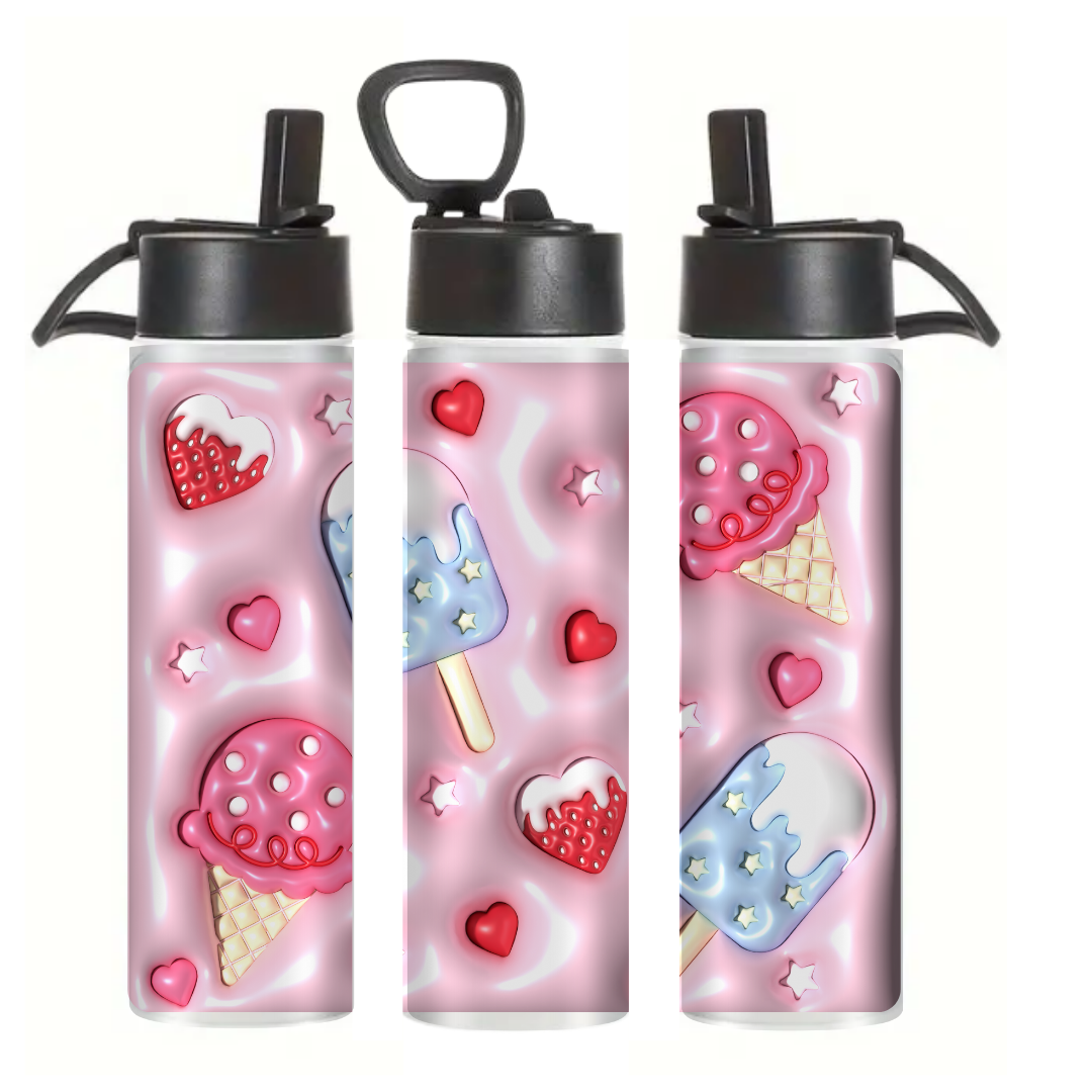 Strawberry & Icecream - Tumbler & Bottle