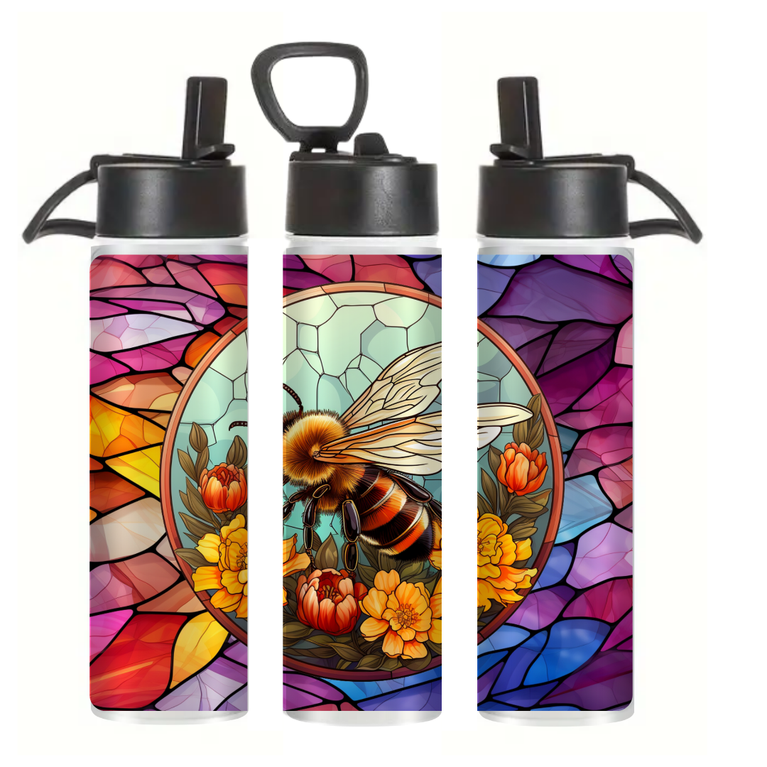 Stained Glass Bee - Tumbler & Bottle