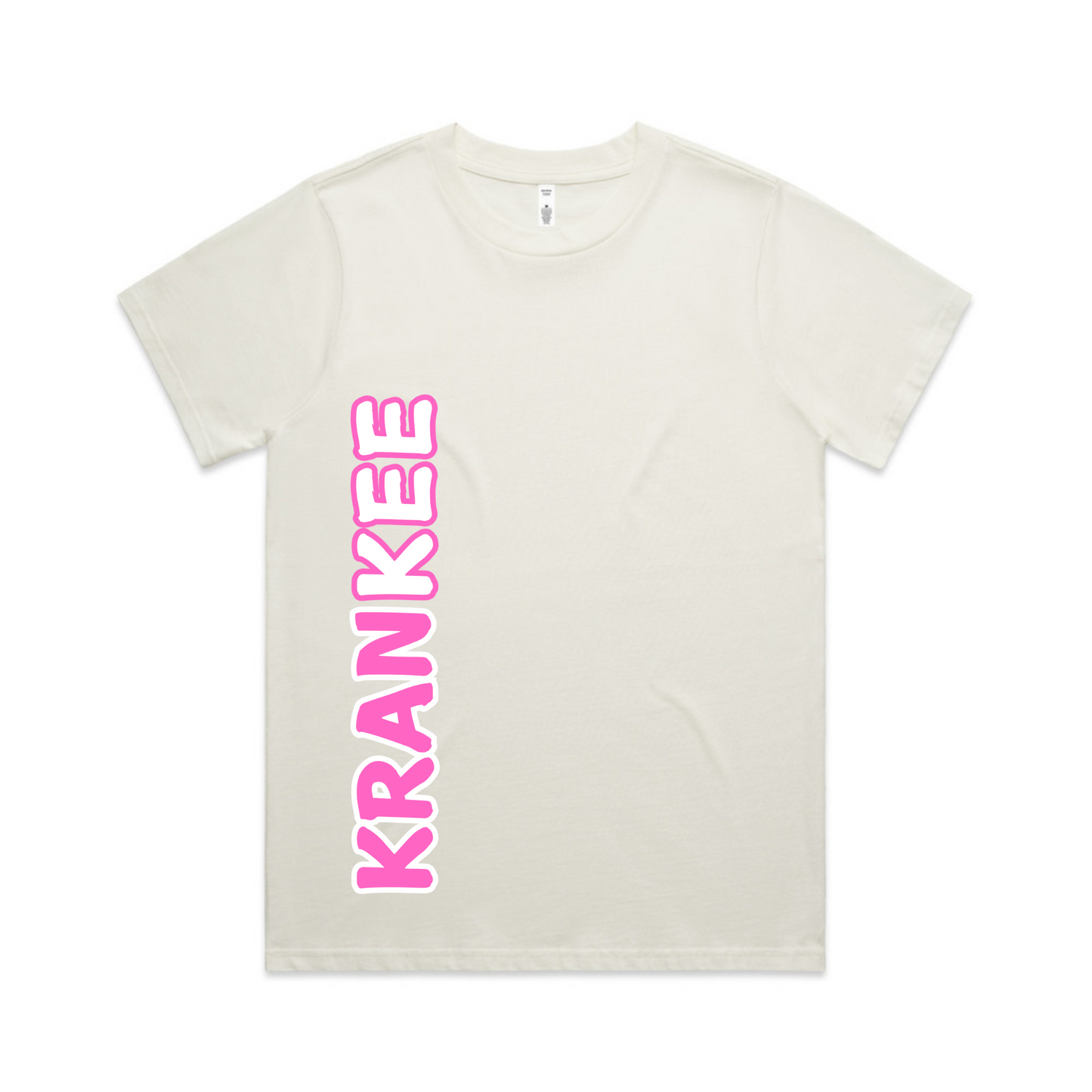 Pink Krankee Split - Womens Longer Tee
