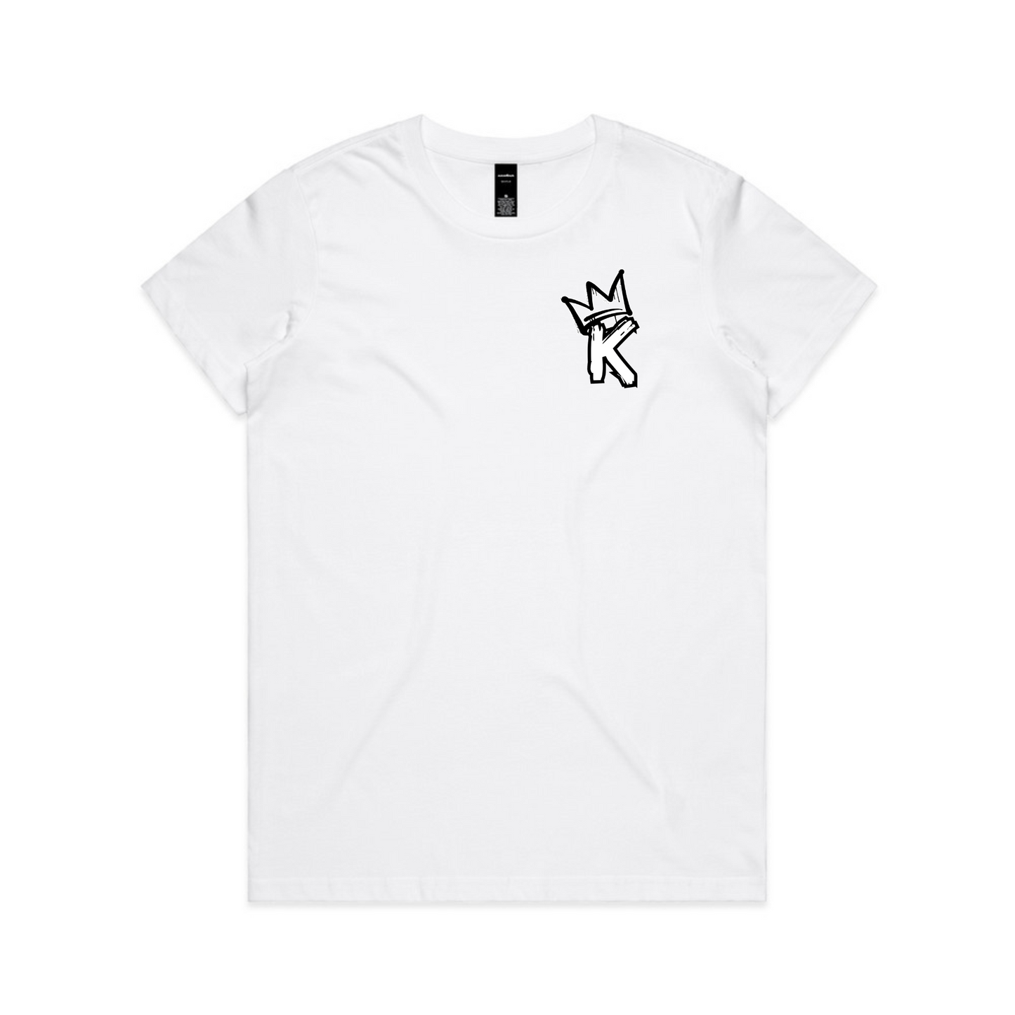 B/W Back Crown - Womens Longer Tee