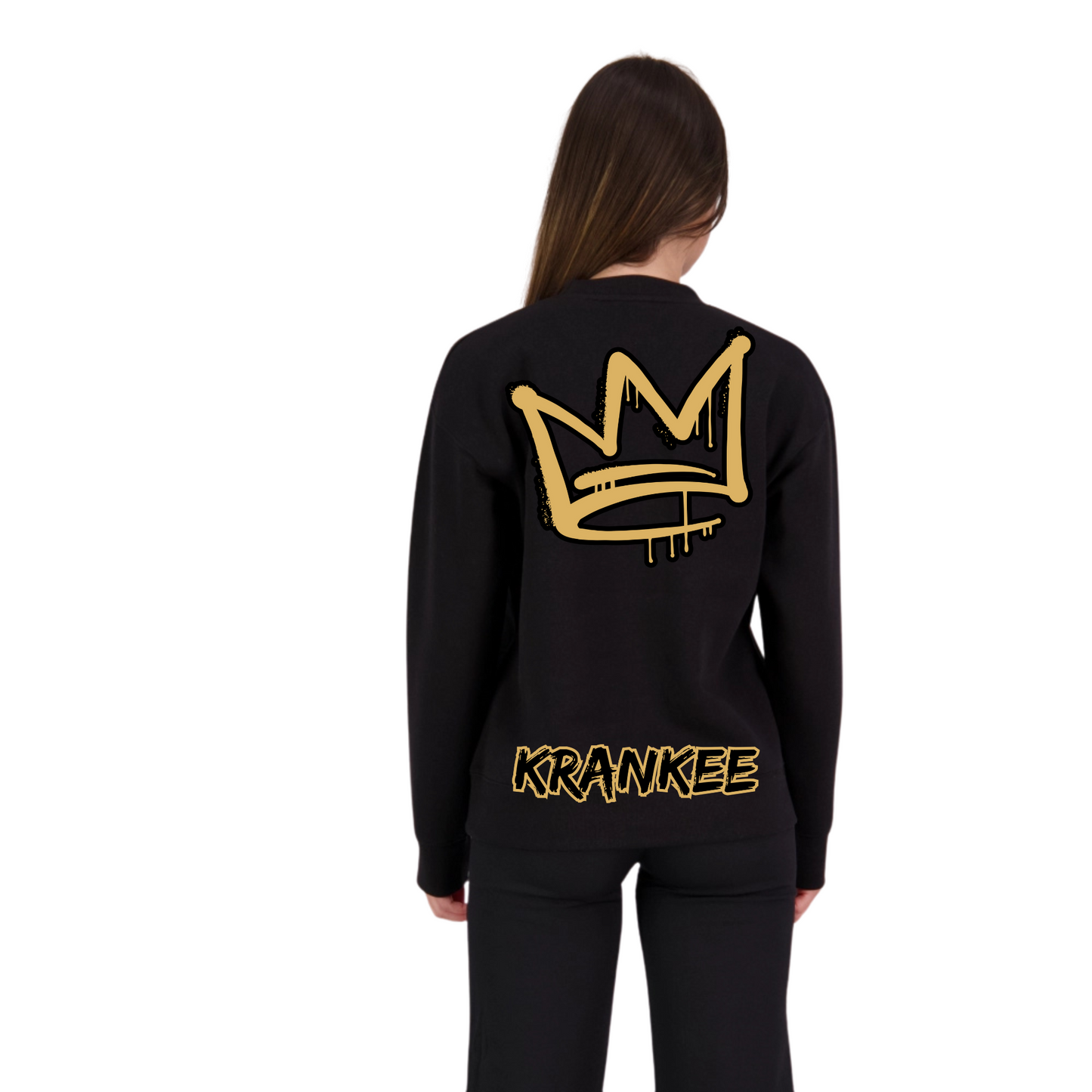 Gold Back Crown - Womens Crew Neck