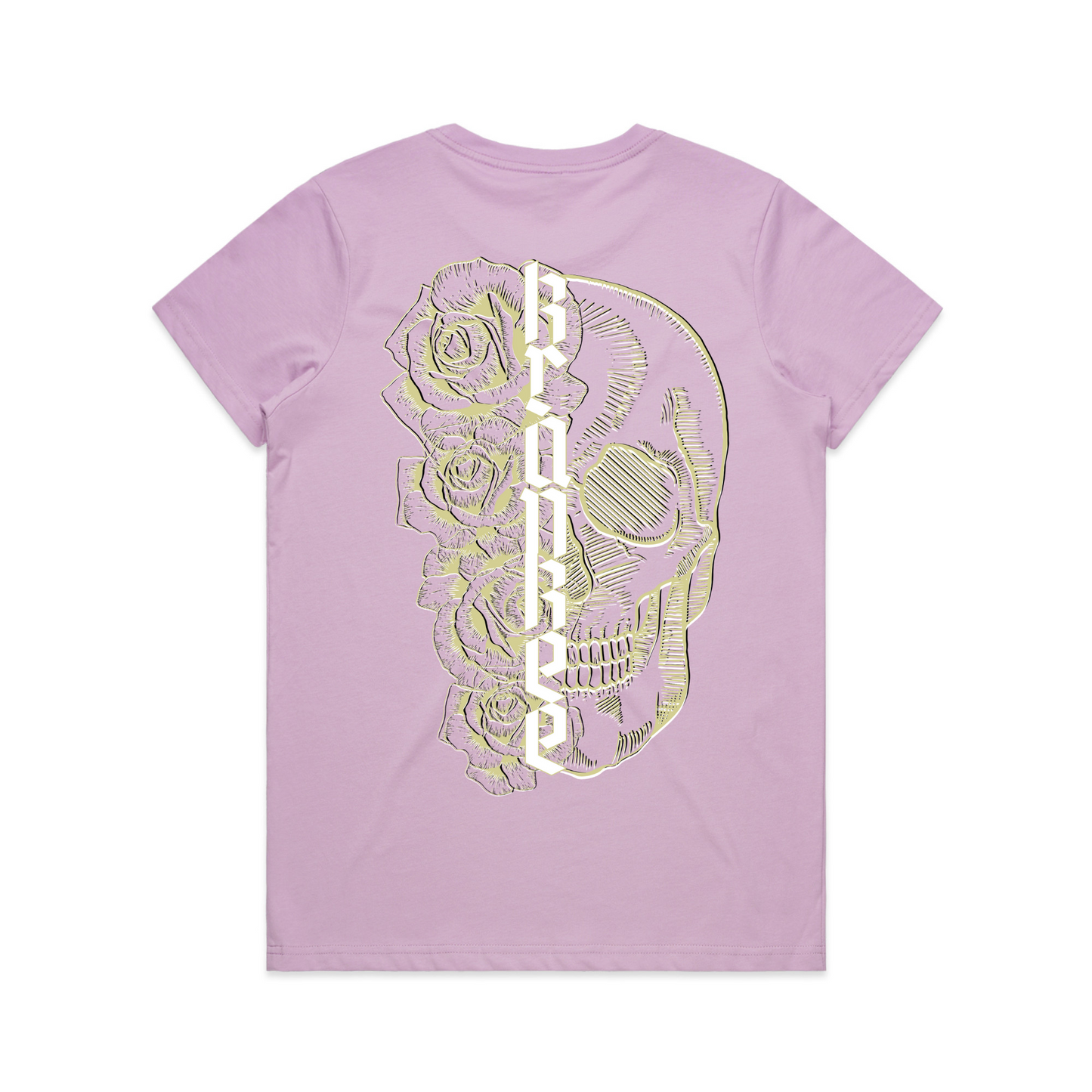 Womens Metallic Skull Tee