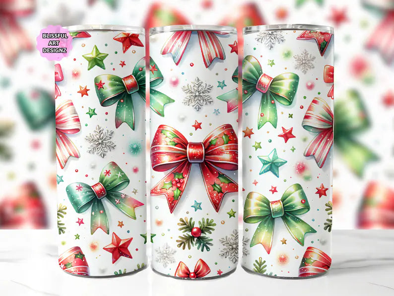 Bows XMAS - Tumbler & Bottle