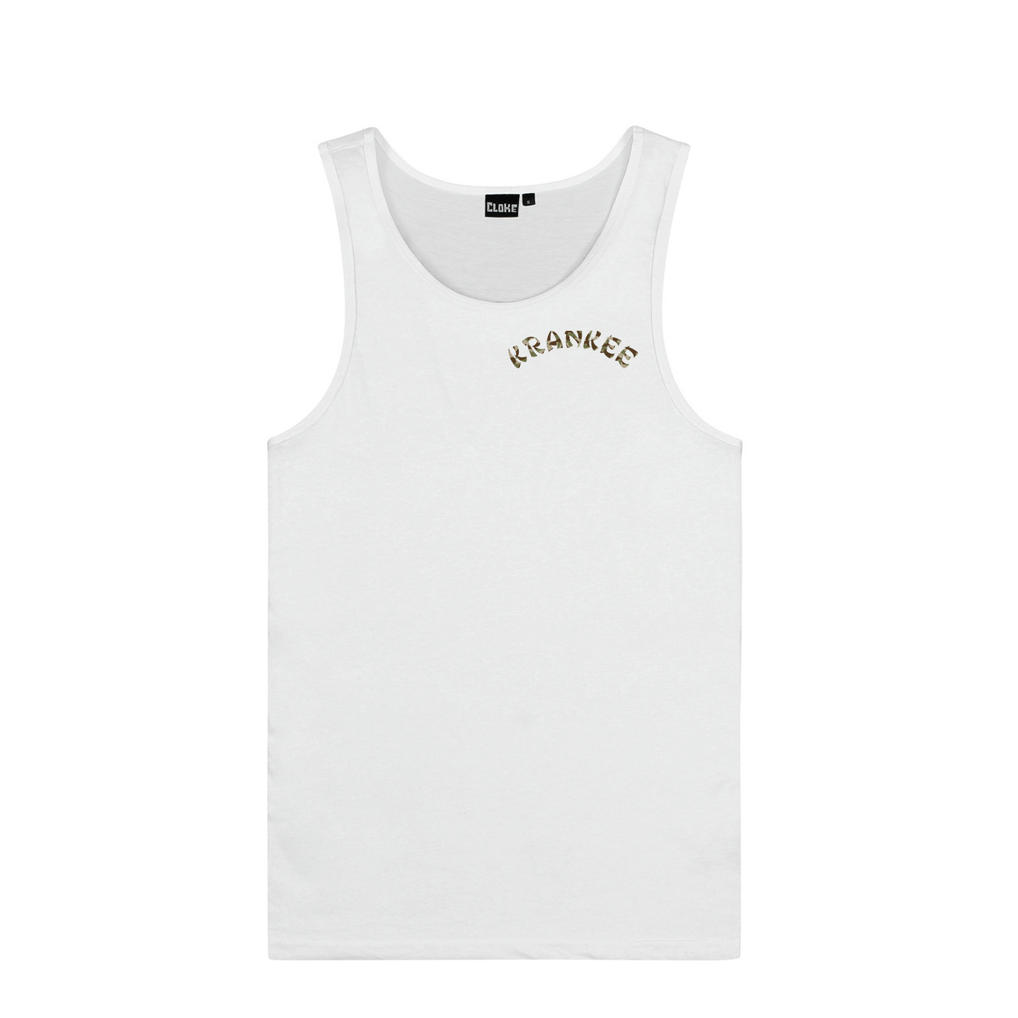 Mens Camo Back Singlet