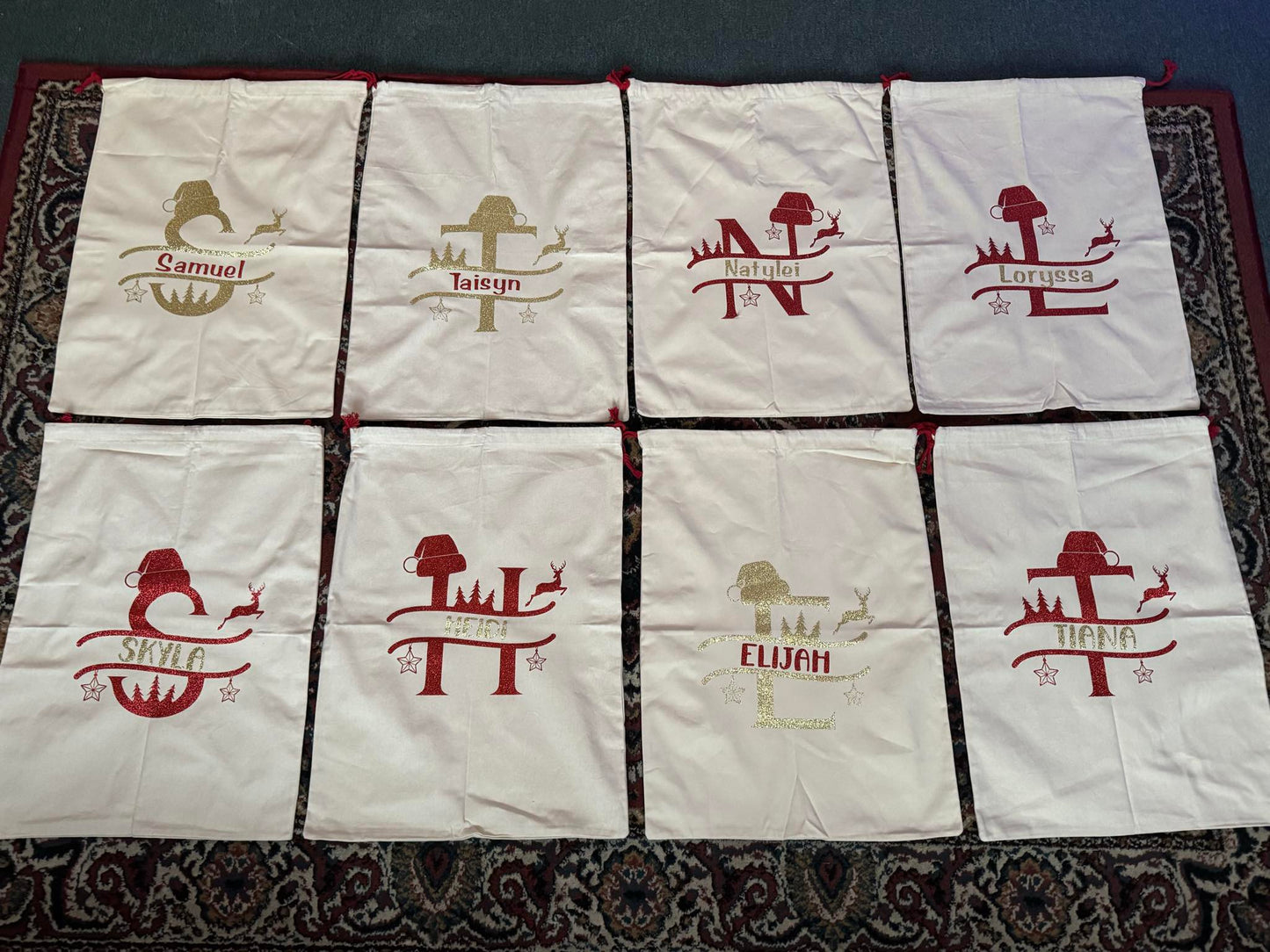 Basic Name Santa Sack