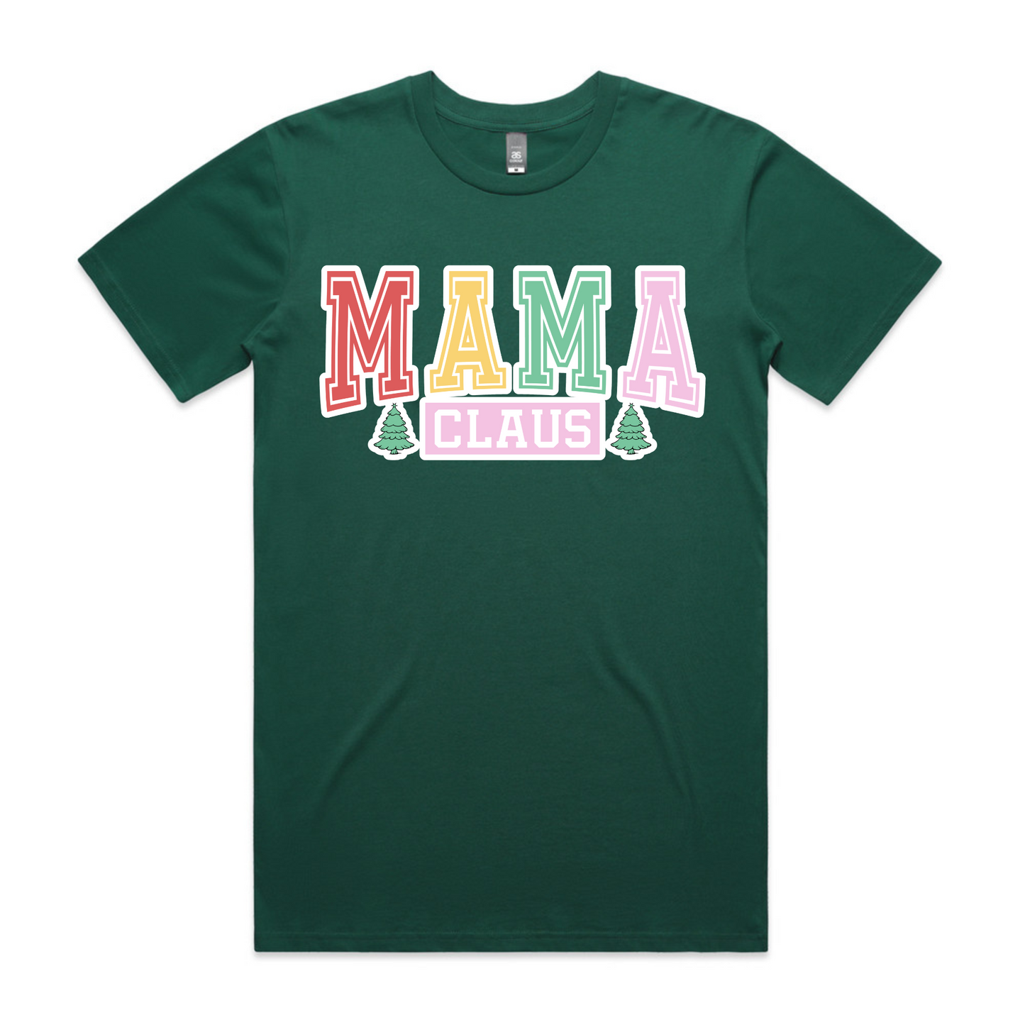 Mama Claus colourful XMAS - Mens Tee