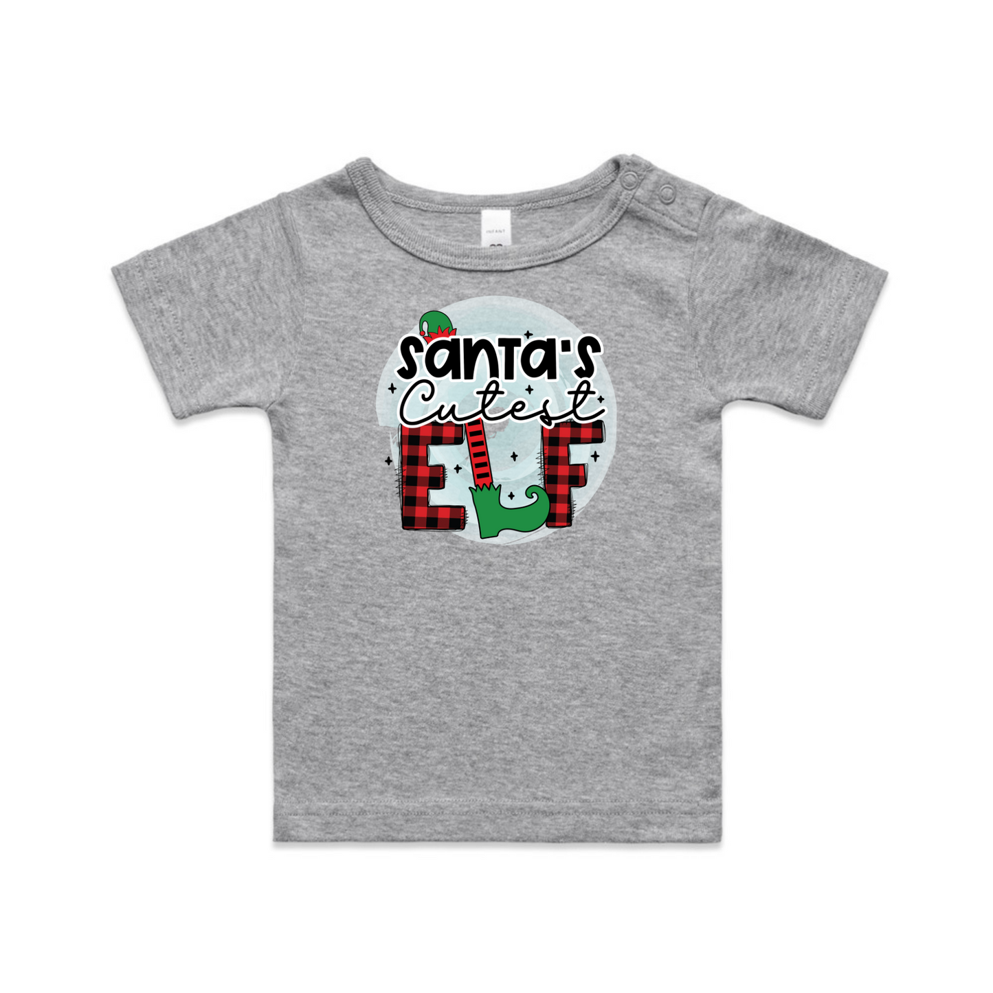 Cutest Elf XMAS - Organic Infant Tee OR Bodysuit