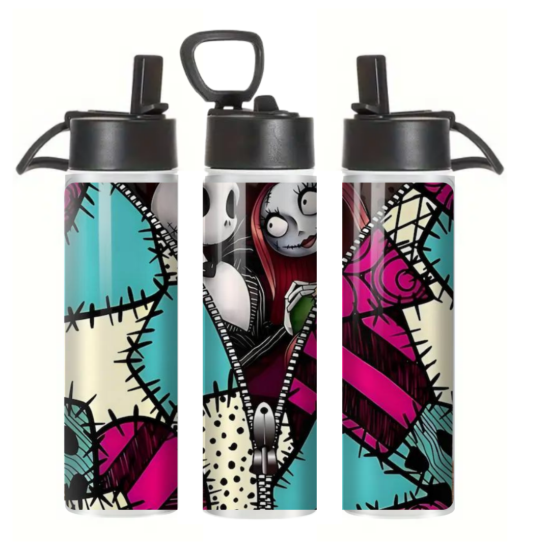 Patchwork Jack & Sally - Tumbler & Bottle