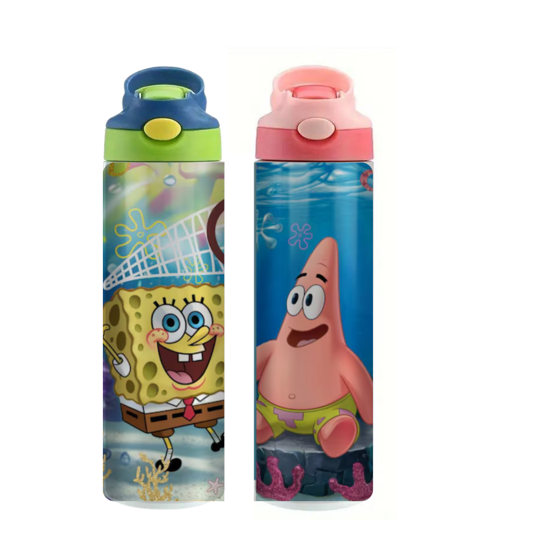 Spongebob/Patrick - Kids Drink Bottle