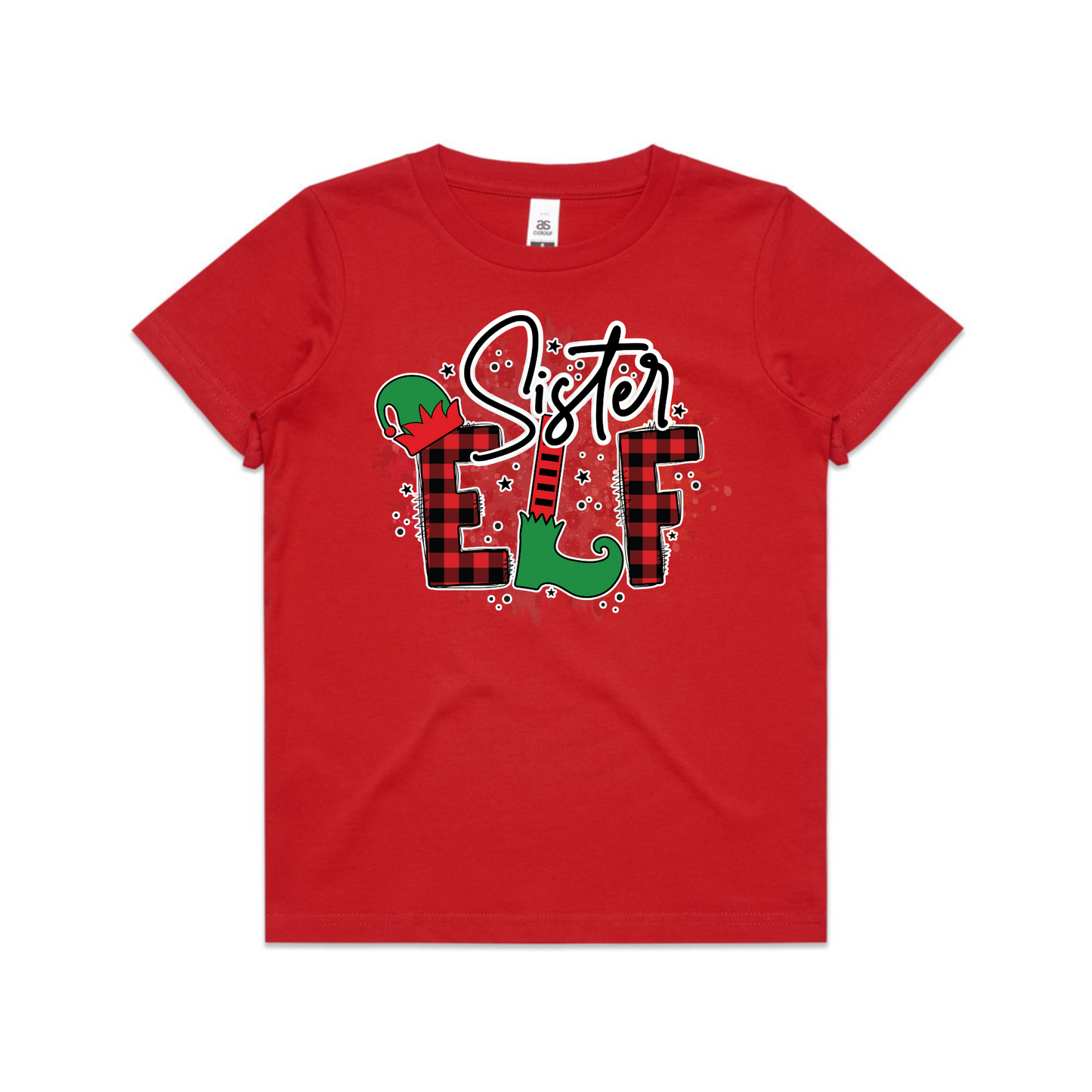 Sister Elf XMAS - Kids Tee