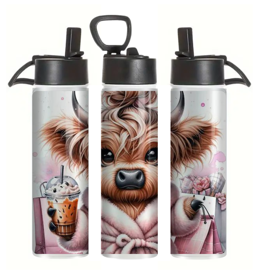 Relax Highland Cow - Tumbler & Bottle