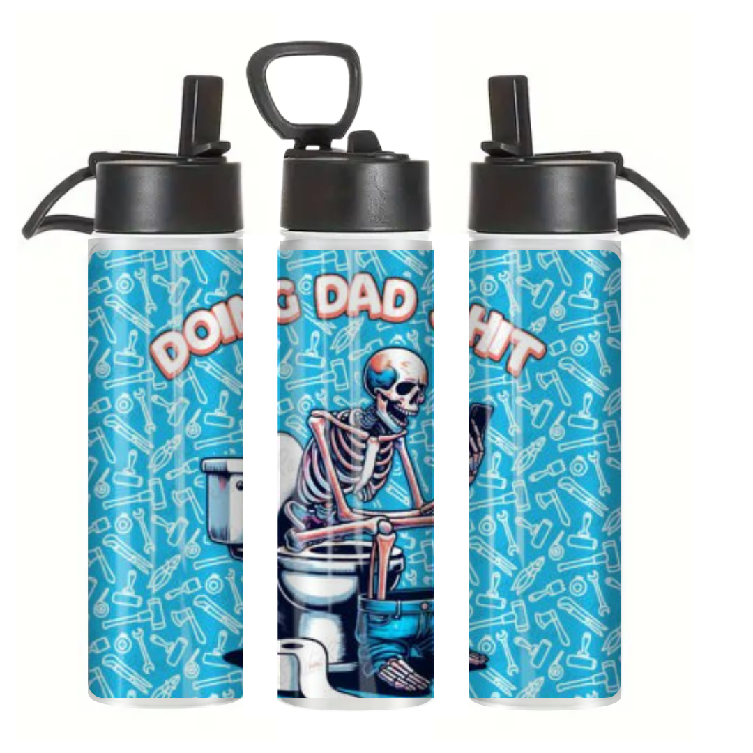 Blue Doing Dad Shit - Tumbler & Bottle