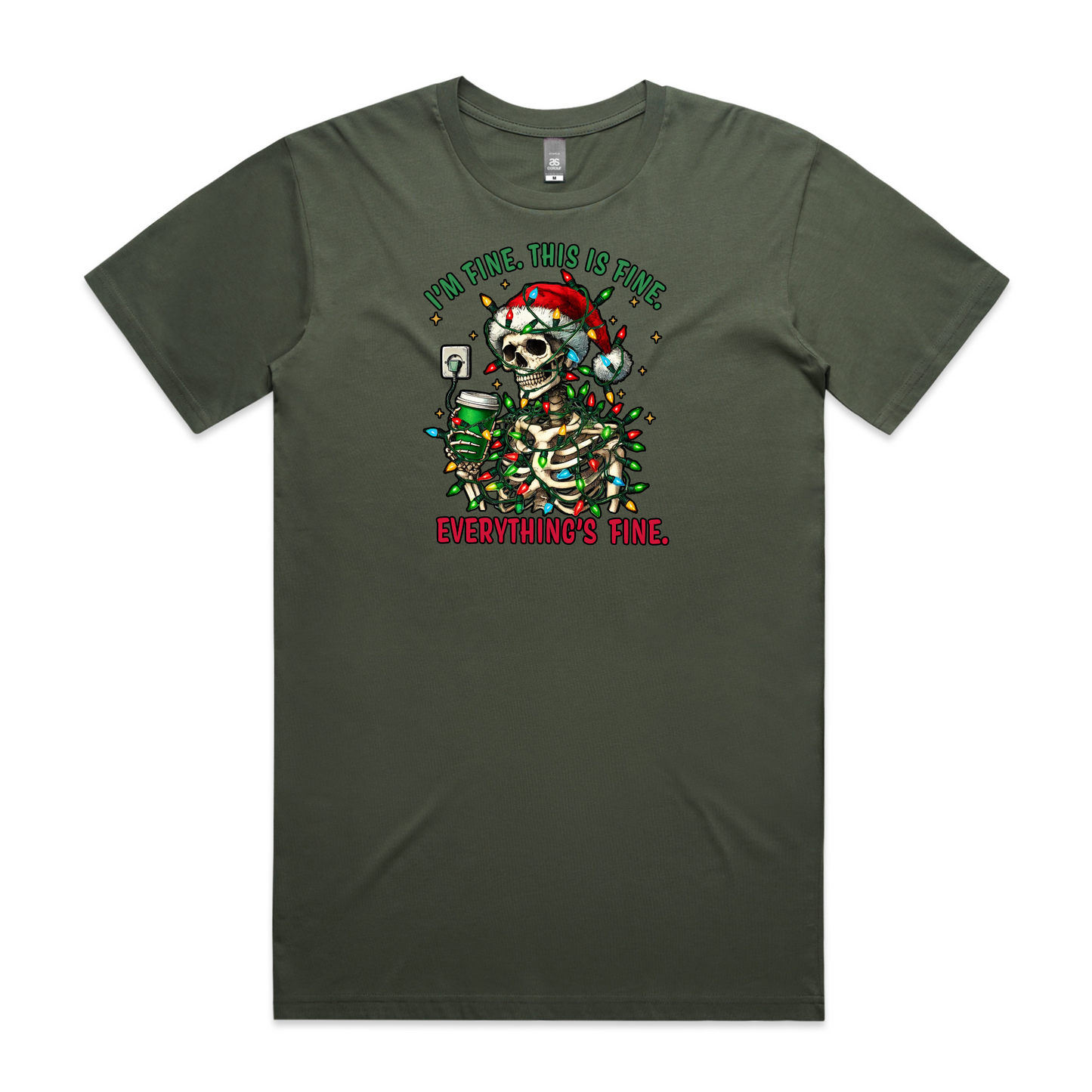 I'm Fine XMAS - Mens Tee