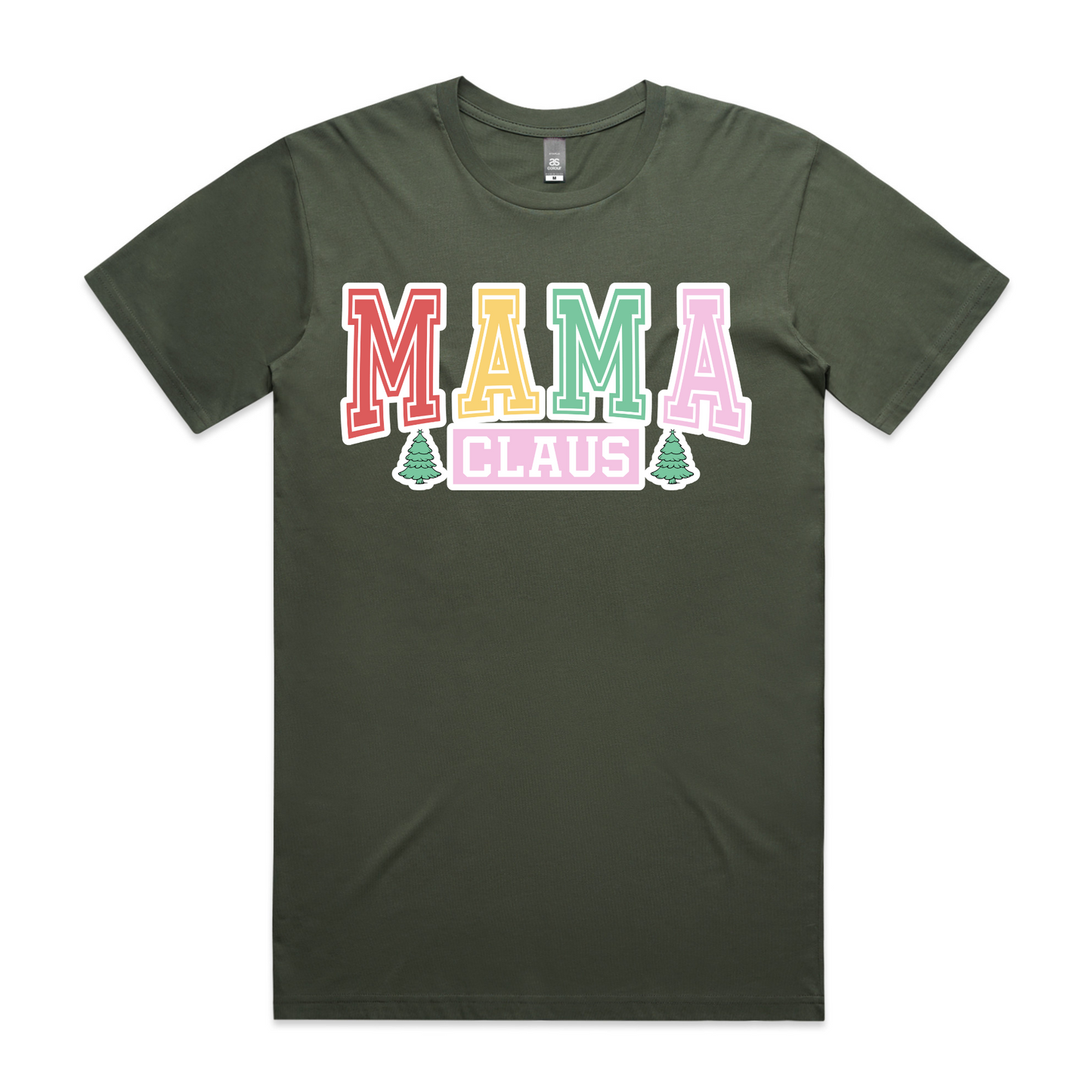Mama Claus colourful XMAS - Mens Tee