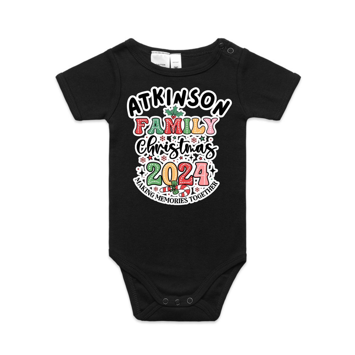 Family Option 1 XMAS - Organic Infant Tee OR Bodysuit