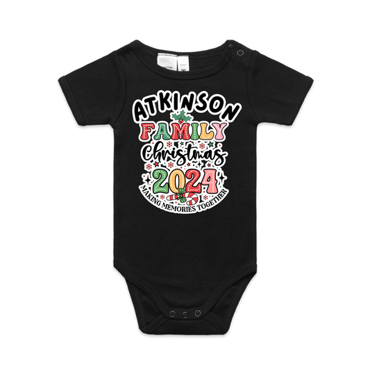 Family Option 1 XMAS - Organic Infant Tee OR Bodysuit