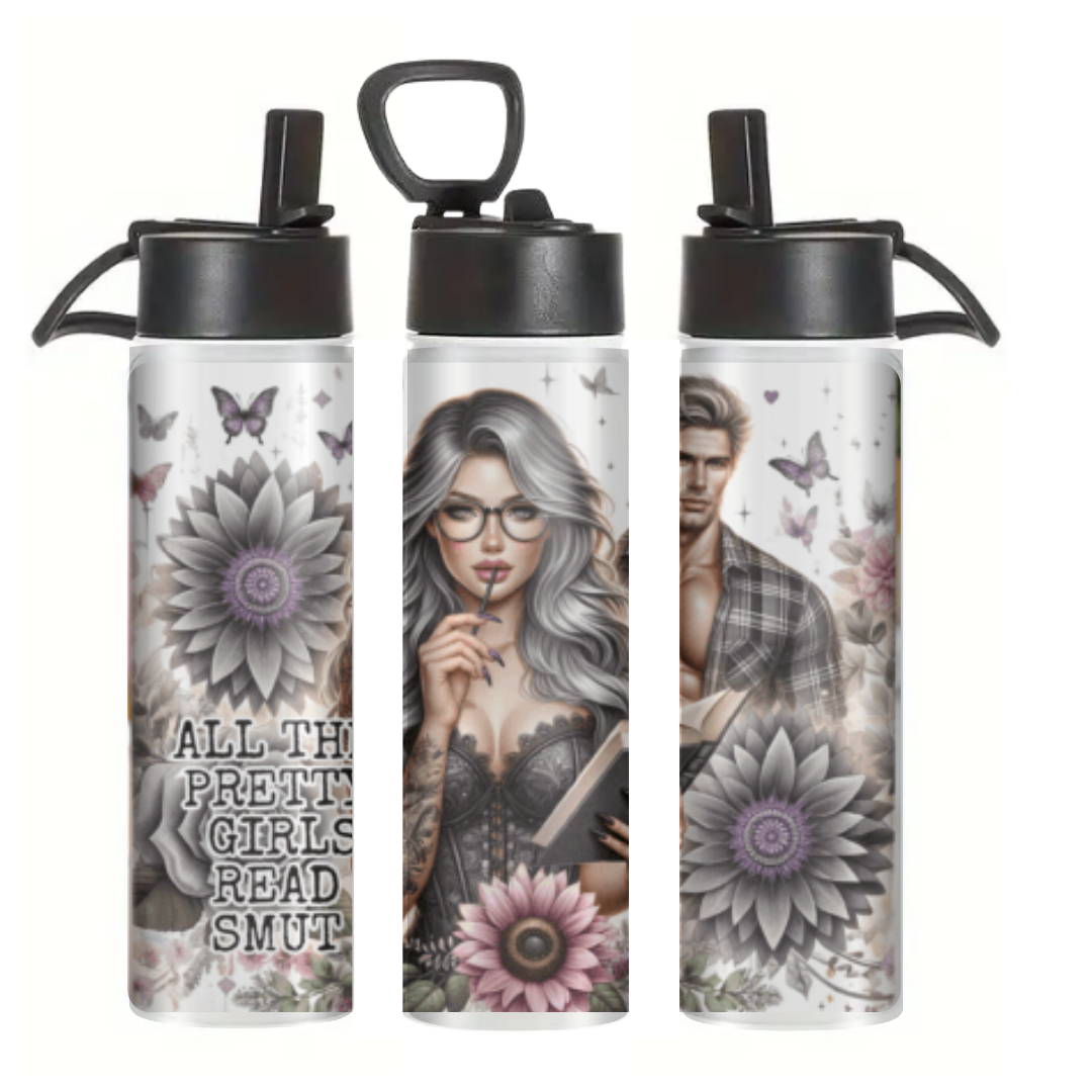 Pretty girls read smut - Tumbler & Bottle