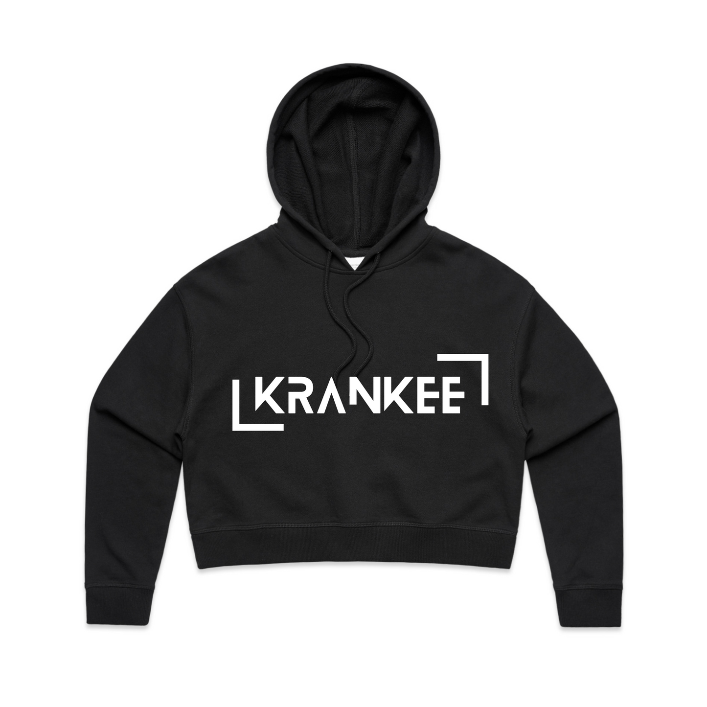 Womens Basic Krankee Crop Hoodie