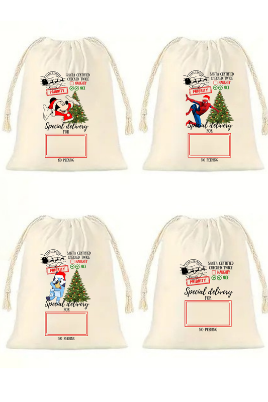 Character Name Santa Sack